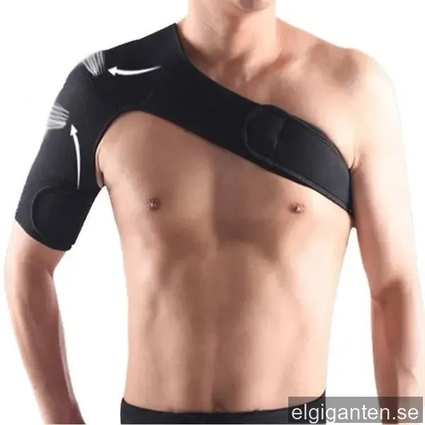 Axel/nack-skydd med justerbar rem - höger