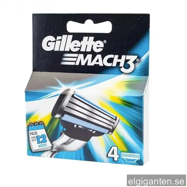 Gillette Mach3 Rakblad 4-pack