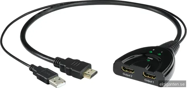 Hama HDMI-splitter 2x portar