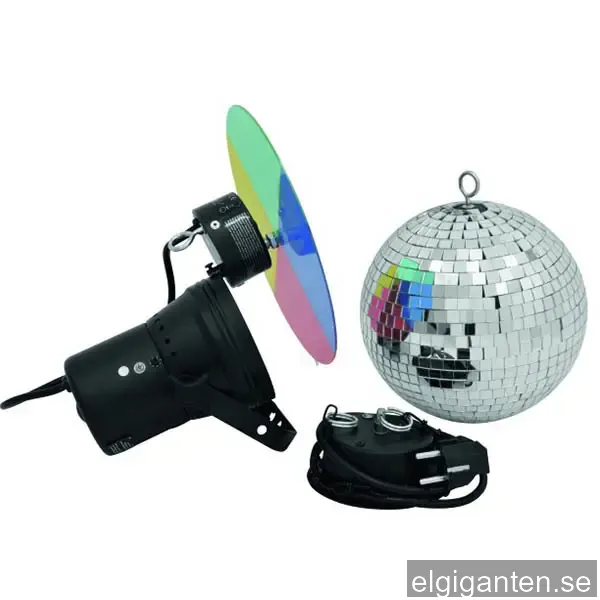 Komplett 20 cm Discoboll set