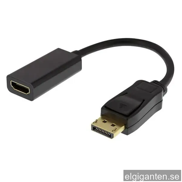 Deltaco DisplayPort till HDMI adapter 4K