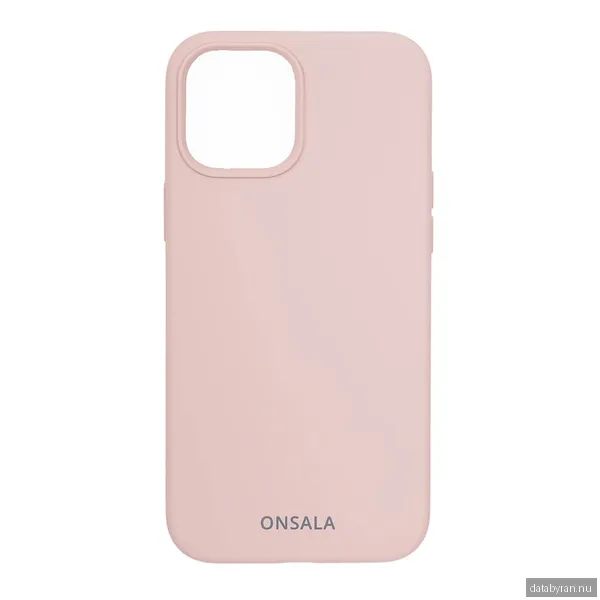 Onsala iPhone 12 Pro Max silikonfodral (sandrosa