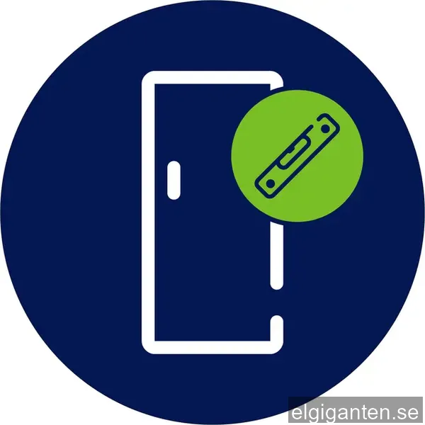 Installation av integrerad kyl/frys/kombiskåp (ej side-by-side)