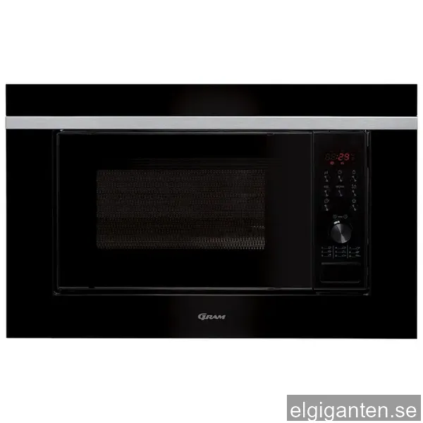Gram Mikrovågsugn IM1161190X (svart/rostfri)