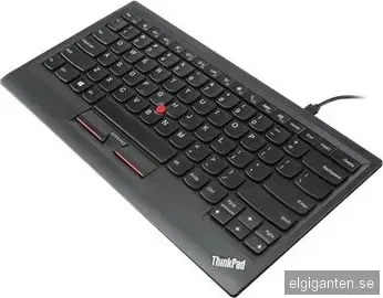 Lenovo ThinkPad trådbundet tangentbord med trackpoint (svart)