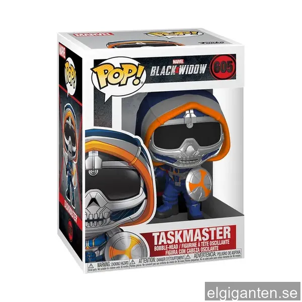 FUNKO! POP VINYL MARVEL: BW - TASKMASTER W/ SHIELD