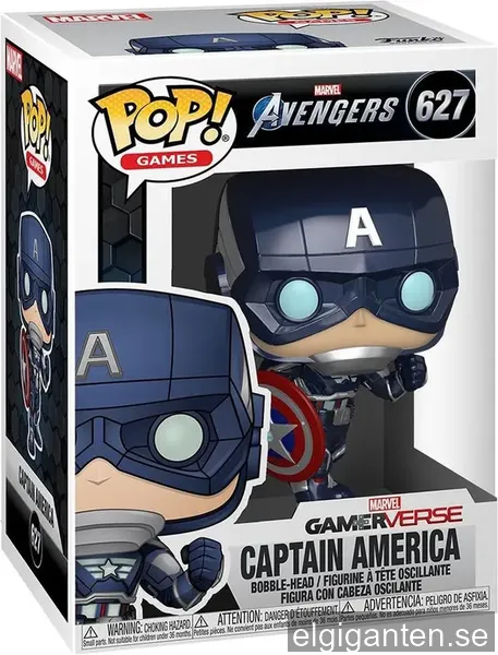 FUNKO! POP VINYL AVENGERS GAME - CAPT AMERICA
