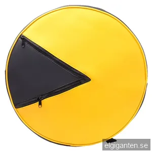 Pac-Man ryggsäck (gul, svart)