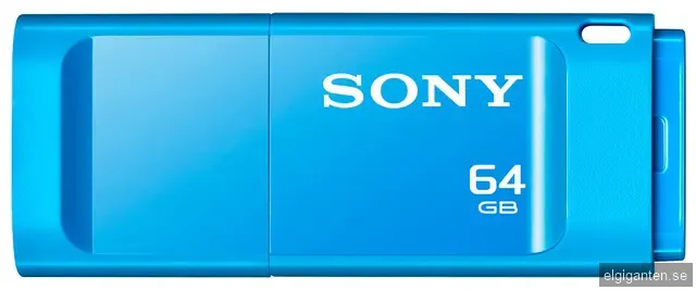 Sony Micro Vault X USB minne 3.0 64 GB (blå)