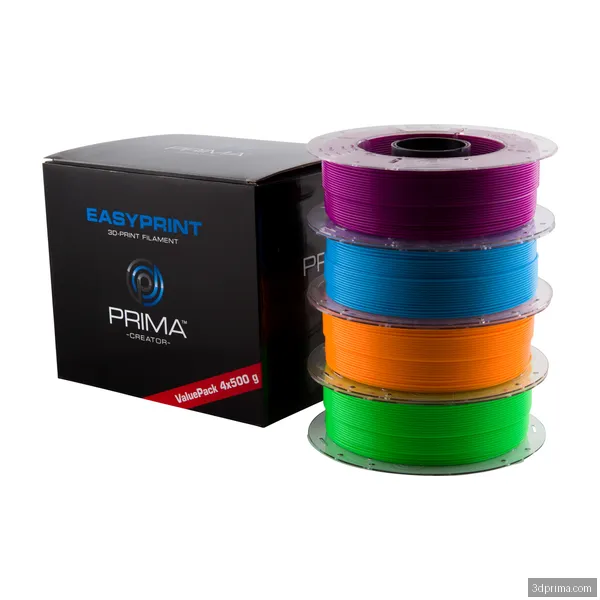 EasyPrint PLA Value Pack 1.75mm 4x500g 4 x Neon