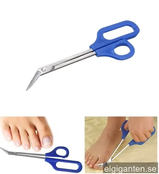 Lång Ergononisk tånagelssax
