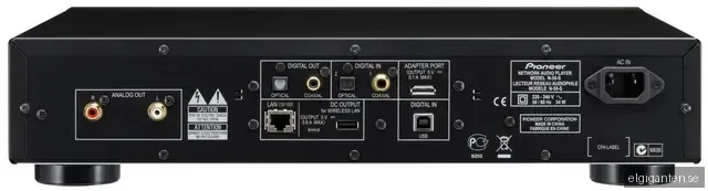 Priset gäller endast 1 st (visnings ex) Pioneer Nätverksspelare N-50-K (svart)