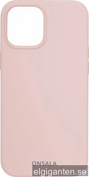 Onsala iPhone 12/12 Pro silikonfodral (sandrosa)
