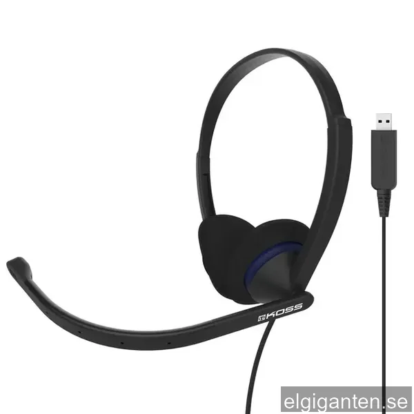 Koss CS200 On-Ear, USB - Svart