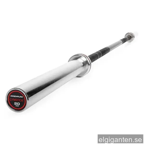 Gymstick 20kg Premium Olympic Bar, Skivstång