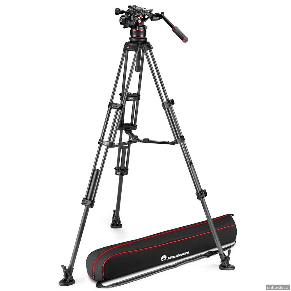 Manfrotto CF Twin MS + Nitrotech 612 -stativ kit (MVK612TWINMC)