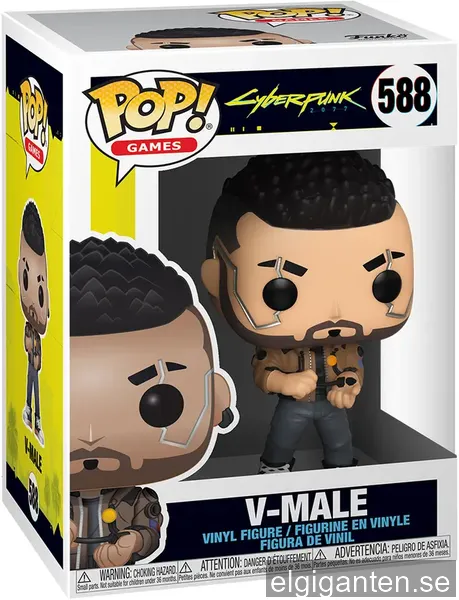 FUNKO! POP GAMES: CYBERPUNK 2077-V-MALE