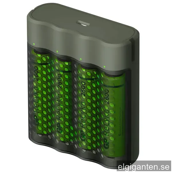 GP ReCyko Speed-oplader M451 (USB) inkl. 4 stk. A