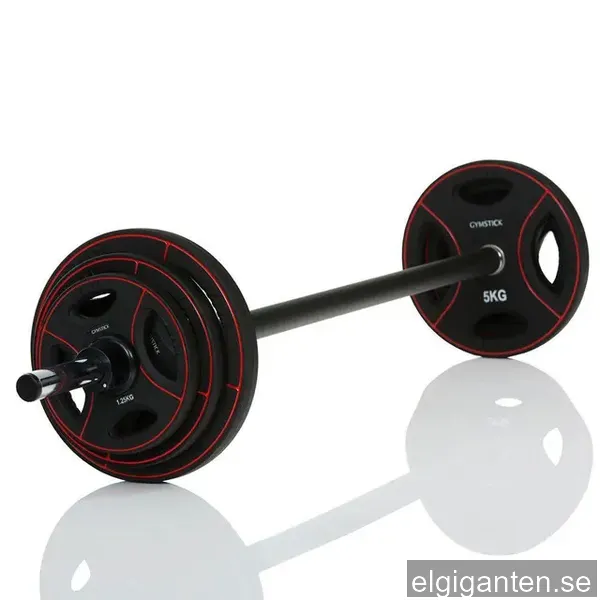 Gymstick Pro Pump Set 20 kg, Skivstångset