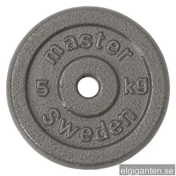 Master Fitness Skolvikt 25 mm, Viktskivor järn 5 kg