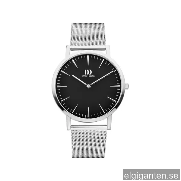 Dansk design herr analog kvartsklocka med rostfritt stål armband IQ63Q1235