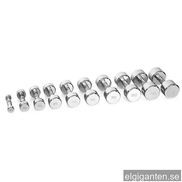 Gymstick Pro Chrome Dumbbell 3kg - single