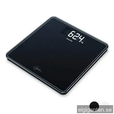 Beurer GS 400 Signature Line, glasvåg, upplyst XXL-skärm för bättre läsbarhet, lastkapacitet