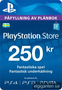 PlayStation Store PSN presentkort 250 SEK