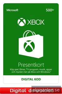 Xbox Live presentkort 500 SEK