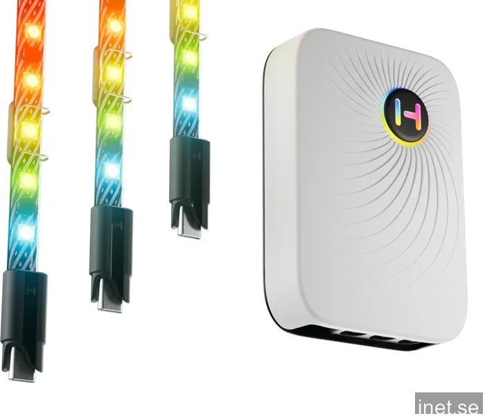 HYTE LS10 LED-Strip 3-pack Med NP50-Hubb