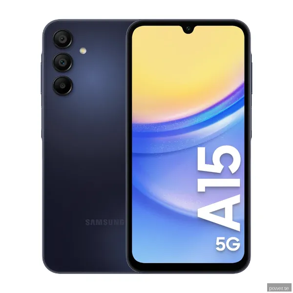 Samsung Galaxy A15 5G 128 GB, svart