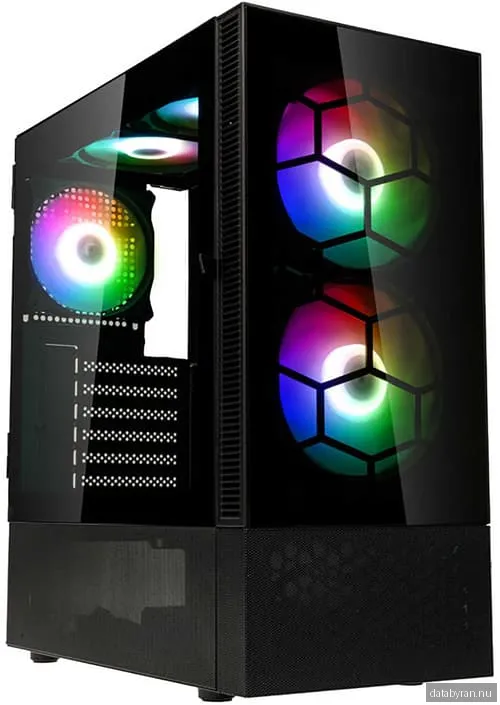 Kolink Observatory MX Glass - Black - Chassi - Miditower - Svart