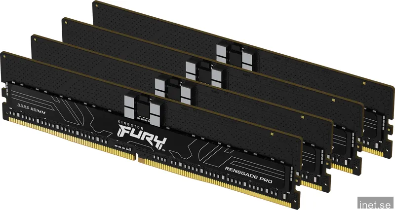 64 GB (4x16GB) DDR5-5600 Kingston FURY Renegade Pro CL28 ECC REG, AMD EXPO