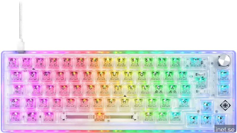 Deltaco Gaming DK460 RGB 65% Hotswap Mekaniskt Tangentbord [KTT Red]