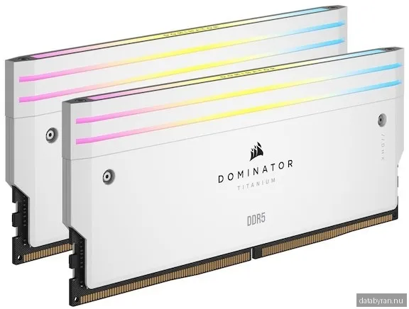 32 GB (2x16GB) DDR5-6000 Corsair Dominator Titanium RGB CL30, Intel XMP - Vit