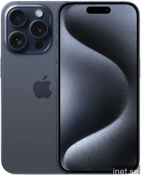 Apple iPhone 15 Pro 128 GB, blått titan
