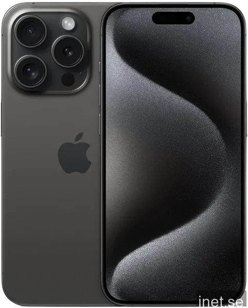 Apple iPhone 15 Pro (128GB) Svart titan
