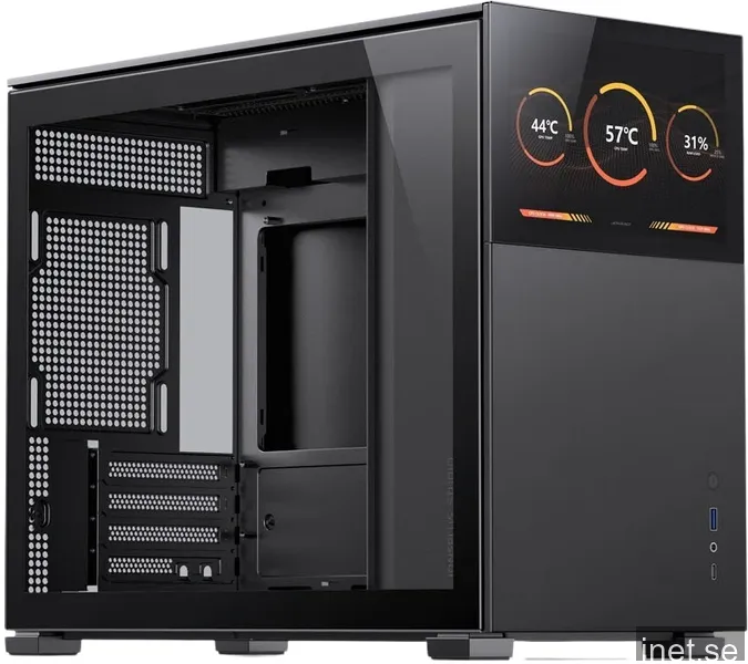 Jonsbo D31 screen - black - Chassi - Minitower - Svart