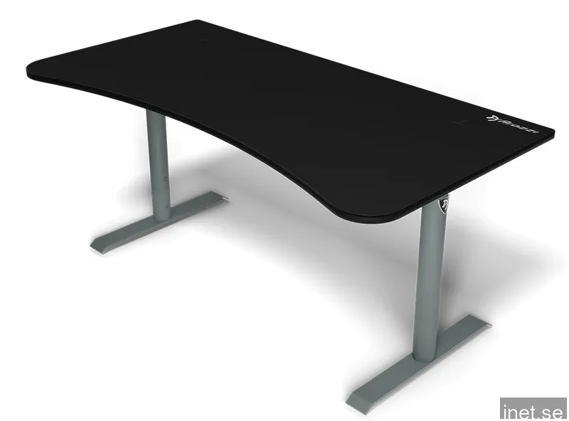 Arozzi Arena Gaming Skrivbord - Large - Frozen Grey - Svart