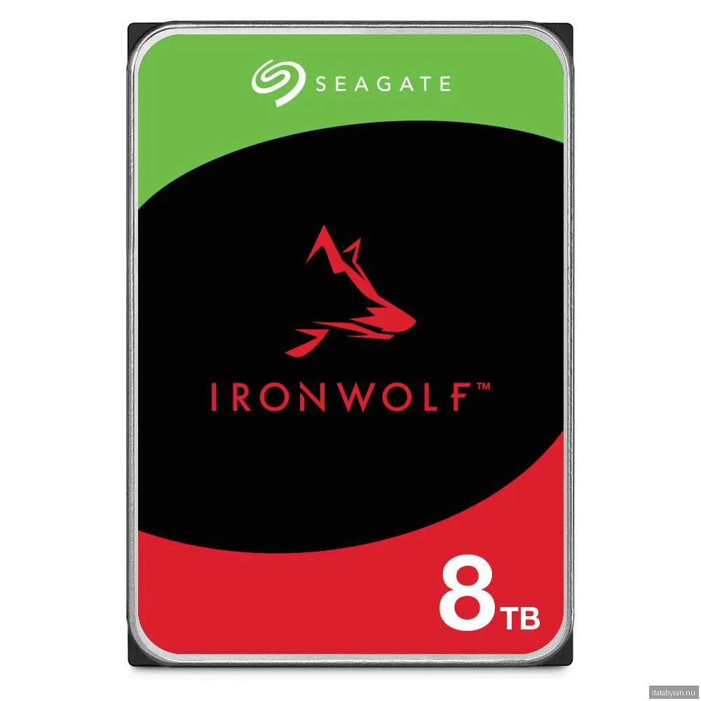 Seagate IronWolf - 8TB - Hårddisk - ST8000VN002 - SATA-600 - 3,5"