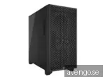 Corsair 3000D AIRFLOW TG - Black - Chassi - Miditower - Svart