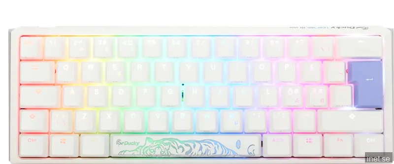 Ducky ONE 3 Mini Pure White RGB Hotswap Tangentbord [MX Brown] (DEMO)