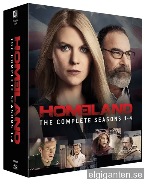 Homeland - Säsong 1-4 Box (Blu-ray)