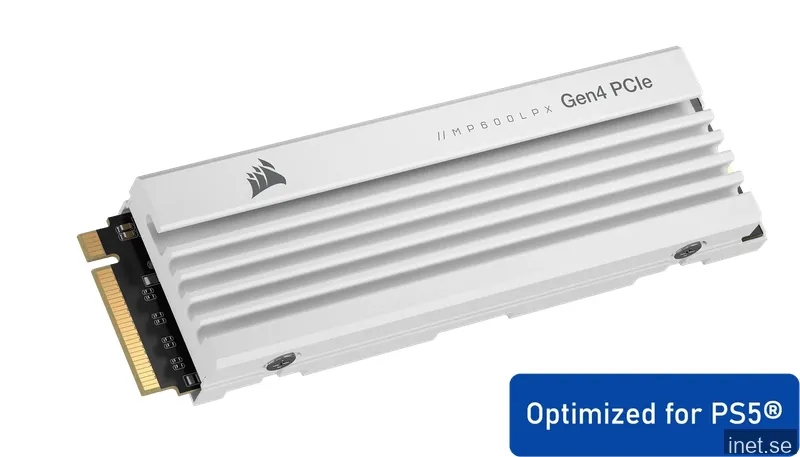 Corsair MP600 PRO LPX Vit - 4TB - M.2 2280 - PCIe 4.0