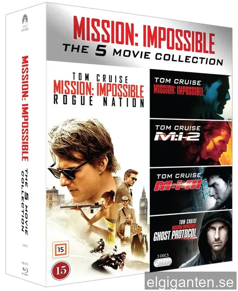 Mission Impossible 1-5 Box (Blu-ray)