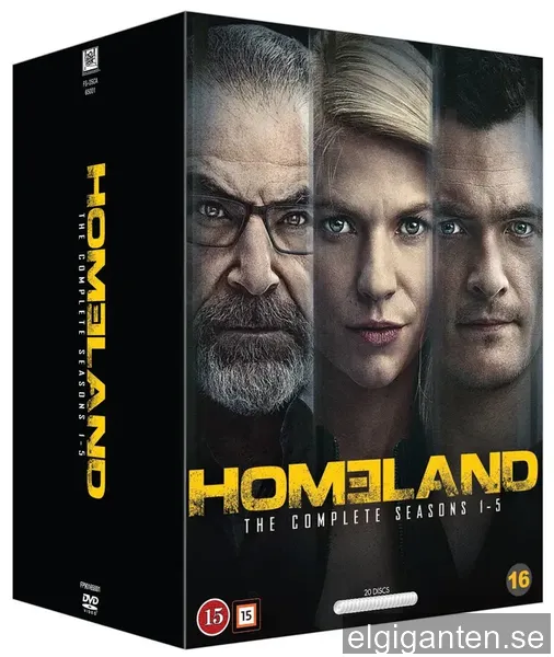 Homeland - Säsong 1-5 Box (Blu-ray)