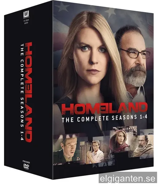 Homeland - Säsong 1-4 Box (DVD)