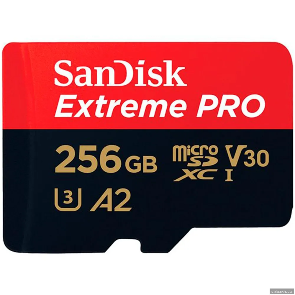 SanDisk Extreme Pro microSDXC Minneskort - 256GB