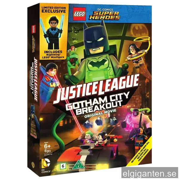 LEGO Justice League: Gotham Breakout + figur (DVD)