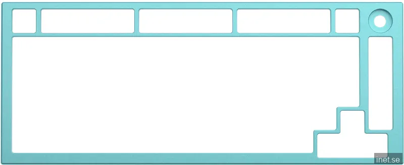 Glorious GMMK Pro Top Frame - Aqua Blue